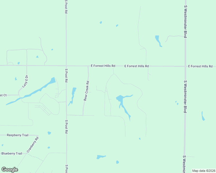 map of restaurants, bars, coffee shops, grocery stores, and more near 6351 East Forrest Hills Road in Guthrie