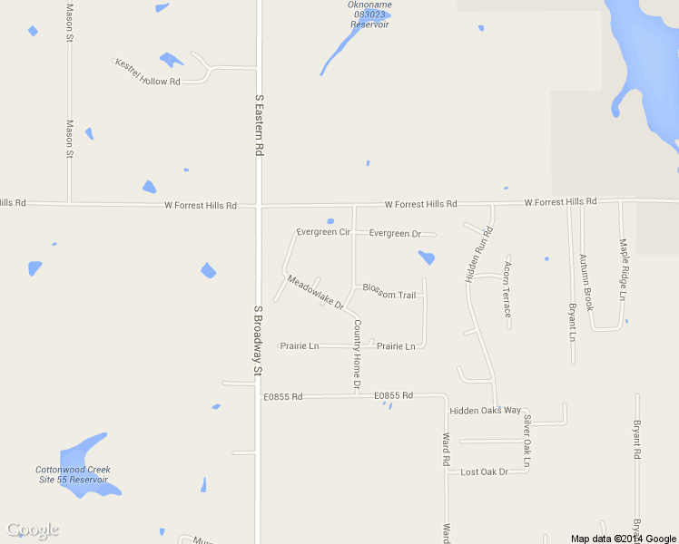 map of restaurants, bars, coffee shops, grocery stores, and more near 12301 Country Home Drive in Guthrie