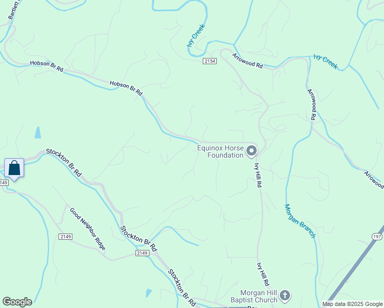 map of restaurants, bars, coffee shops, grocery stores, and more near 15 Willie Lane in Weaverville
