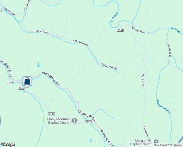 map of restaurants, bars, coffee shops, grocery stores, and more near 57 Sun Dog Drive in Weaverville