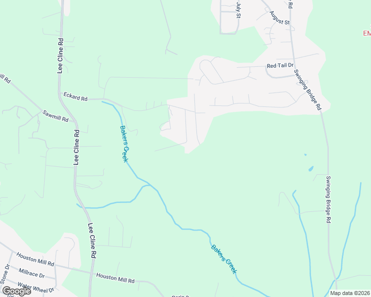 map of restaurants, bars, coffee shops, grocery stores, and more near 5342 Bj Drive in Conover