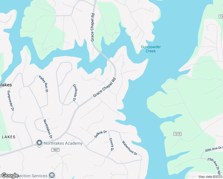 map of restaurants, bars, coffee shops, grocery stores, and more near 5788 Musket Drive in Hickory