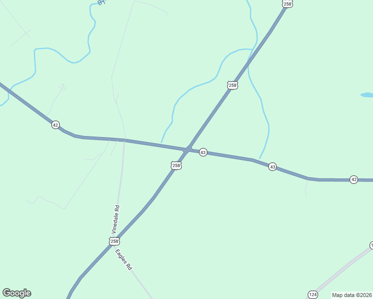map of restaurants, bars, coffee shops, grocery stores, and more near 44 North Carolina 43 in Pinetops