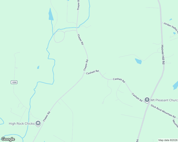 map of restaurants, bars, coffee shops, grocery stores, and more near 1818 Thayer Road in Trinity