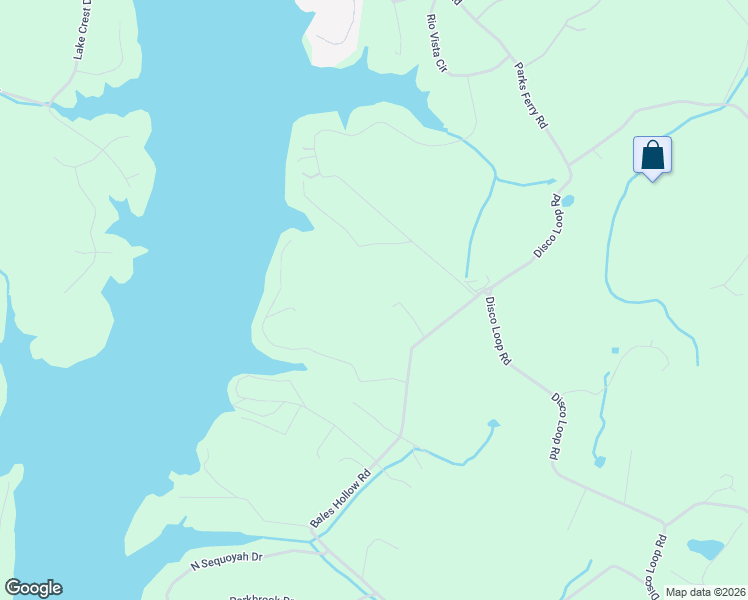 map of restaurants, bars, coffee shops, grocery stores, and more near 727 Bales Hollow Road in Friendsville