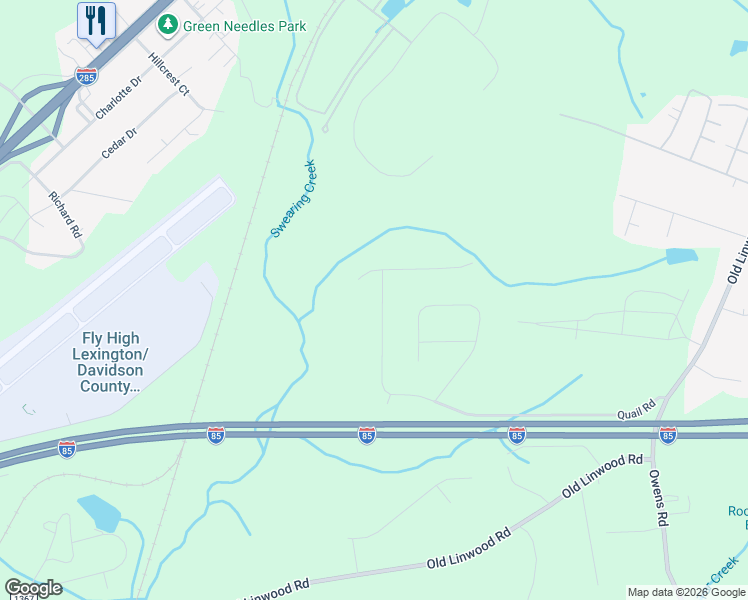 map of restaurants, bars, coffee shops, grocery stores, and more near 1045 Quail Road in Lexington