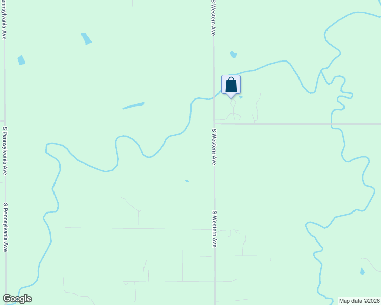 map of restaurants, bars, coffee shops, grocery stores, and more near 9393 South Western Avenue in Guthrie