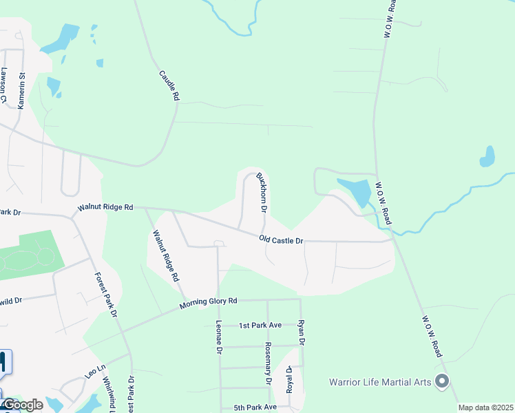 map of restaurants, bars, coffee shops, grocery stores, and more near 2750 Buckhorn Drive in Randleman