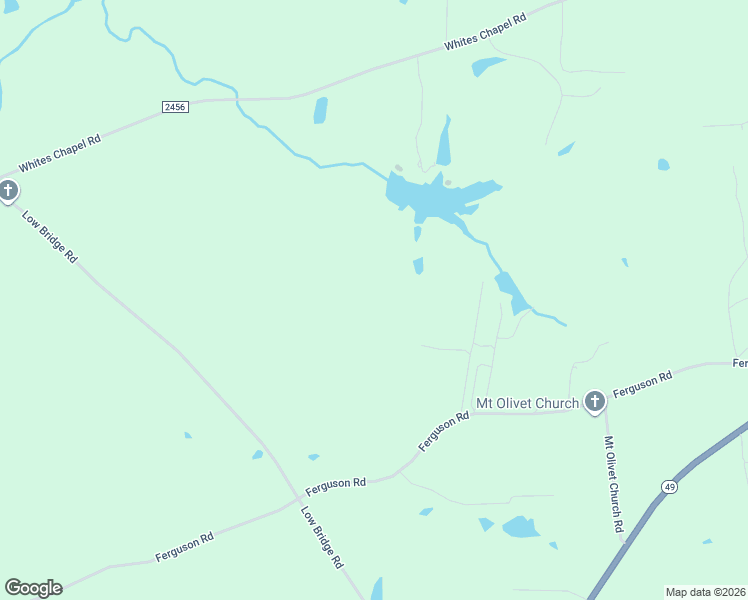 map of restaurants, bars, coffee shops, grocery stores, and more near 1444 Low Bridge Road in Liberty