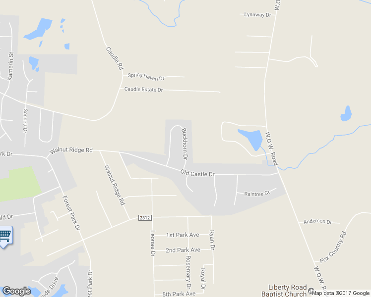 map of restaurants, bars, coffee shops, grocery stores, and more near 2750 Buckhorn Drive in Randleman