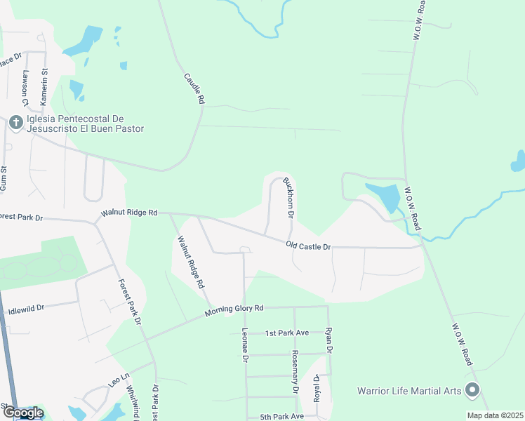 map of restaurants, bars, coffee shops, grocery stores, and more near 2637 Buckhorn Drive in Randleman