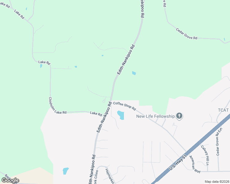 map of restaurants, bars, coffee shops, grocery stores, and more near 2502 Edith-Nankipoo Road in Ripley