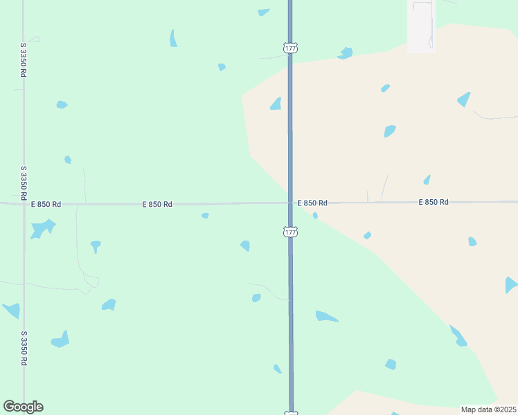 map of restaurants, bars, coffee shops, grocery stores, and more near 335827 East 850 Road in Chandler