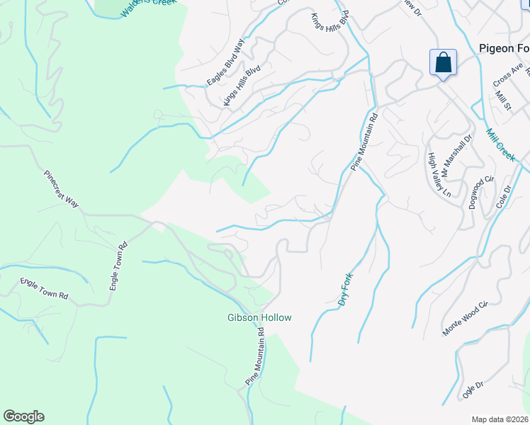 map of restaurants, bars, coffee shops, grocery stores, and more near 810 Pine Mountain Road in Pigeon Forge