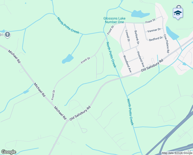 map of restaurants, bars, coffee shops, grocery stores, and more near 5340 Old Salisbury Road in Lexington