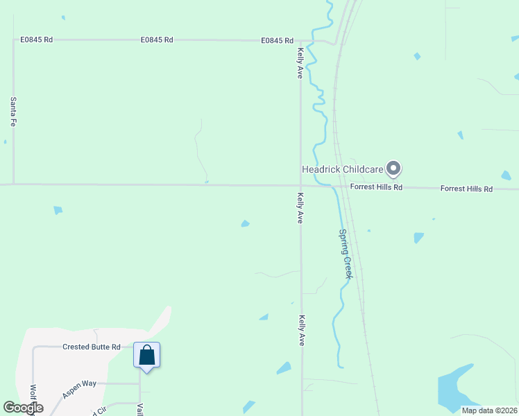 map of restaurants, bars, coffee shops, grocery stores, and more near 5875 West Forrest Hills Road in Guthrie