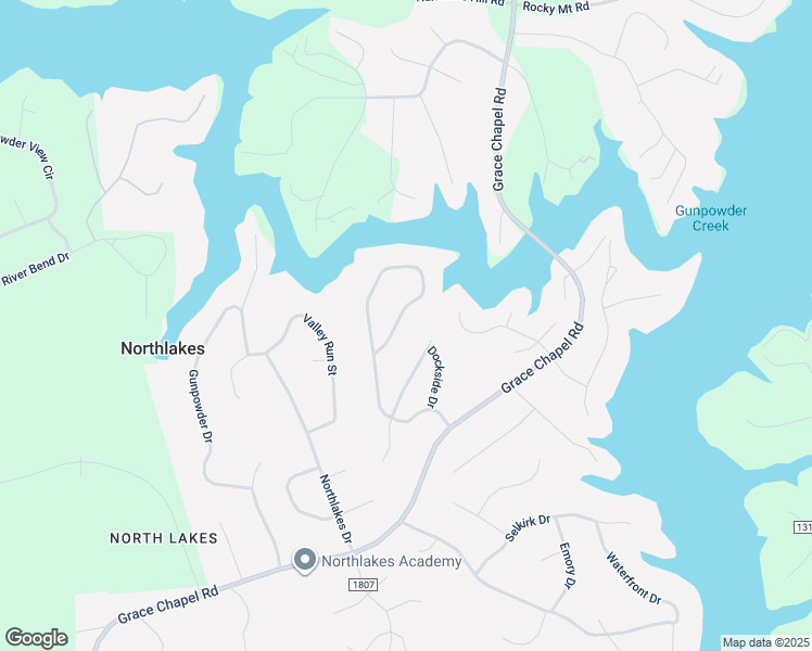 map of restaurants, bars, coffee shops, grocery stores, and more near 5979 Gold Creek Estate Drive in Hickory