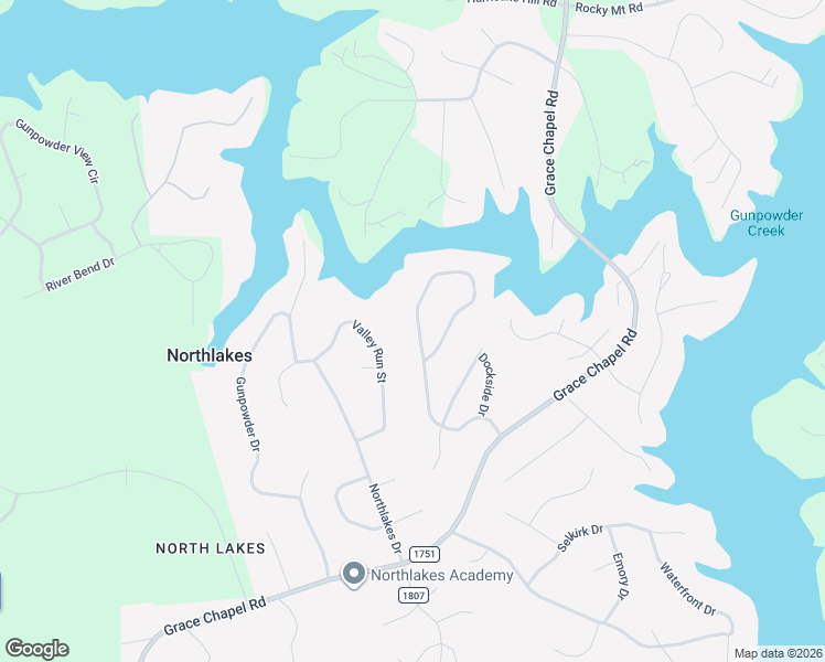 map of restaurants, bars, coffee shops, grocery stores, and more near 6057 Gold Creek Estate Drive in Hickory