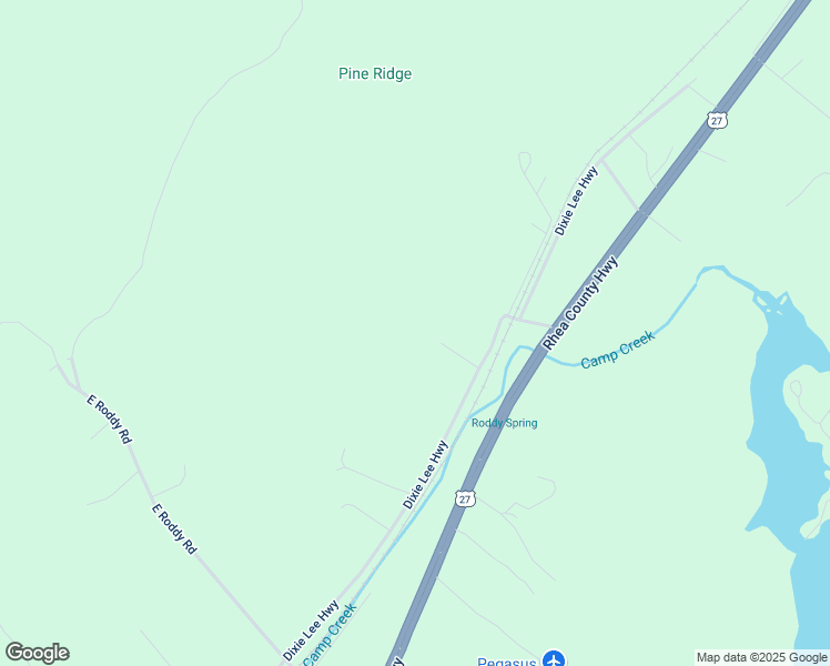 map of restaurants, bars, coffee shops, grocery stores, and more near 210 Merel Hickey Lane in Spring City