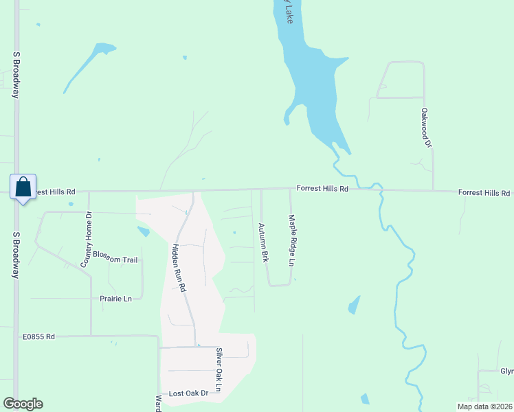 map of restaurants, bars, coffee shops, grocery stores, and more near 12465 Autumn Brook in Guthrie