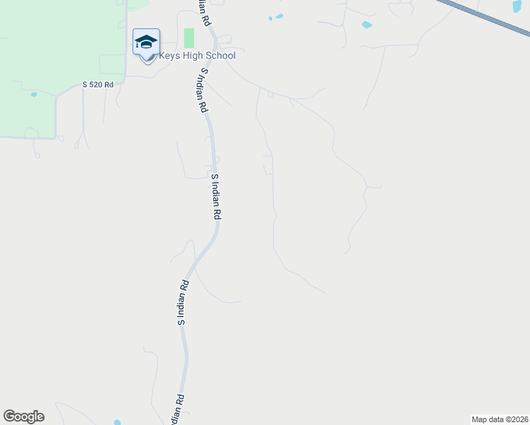 map of restaurants, bars, coffee shops, grocery stores, and more near 27131 South 524 Road in Park Hill