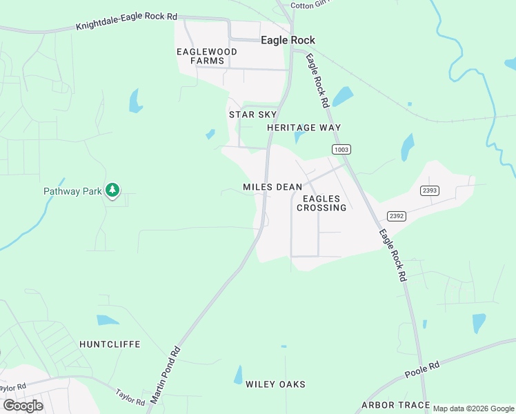 map of restaurants, bars, coffee shops, grocery stores, and more near 1233 Martin Pond Road in Wendell