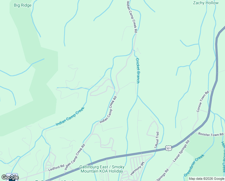 map of restaurants, bars, coffee shops, grocery stores, and more near 4585 Houge Way in Cosby