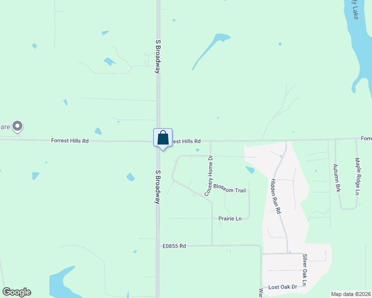 map of restaurants, bars, coffee shops, grocery stores, and more near 12374 Evergreen Circle in Guthrie