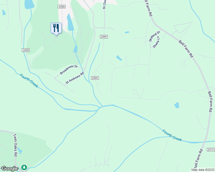map of restaurants, bars, coffee shops, grocery stores, and more near 210 Carters Farm Drive in Statesville