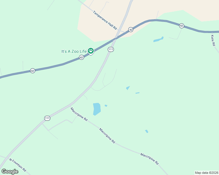 map of restaurants, bars, coffee shops, grocery stores, and more near 172 Golf Course Drive in Pinetops