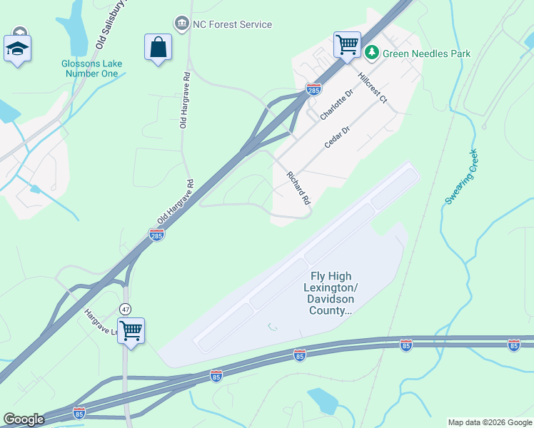 map of restaurants, bars, coffee shops, grocery stores, and more near 528 Richard Road in Lexington