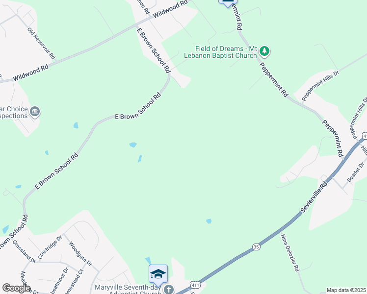 map of restaurants, bars, coffee shops, grocery stores, and more near in Maryville