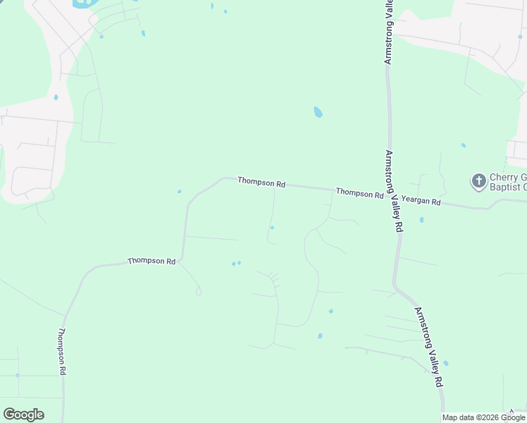 map of restaurants, bars, coffee shops, grocery stores, and more near 2119 Thompson Road in Murfreesboro