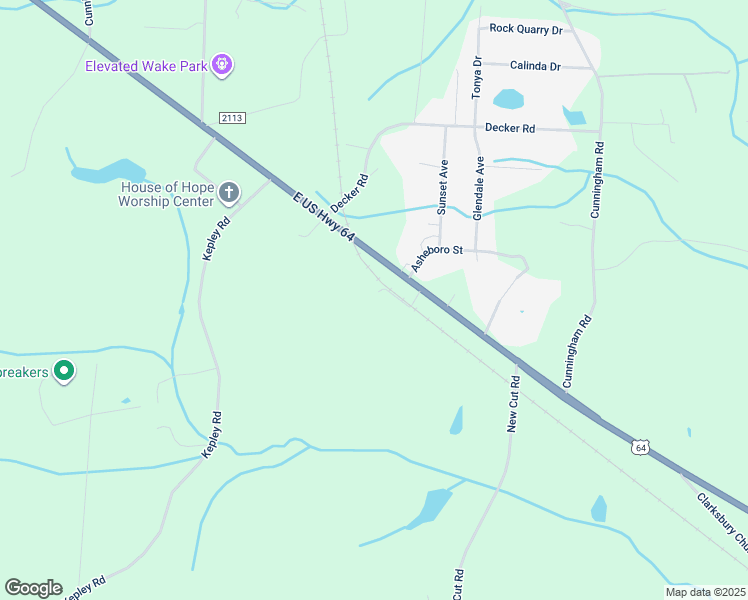 map of restaurants, bars, coffee shops, grocery stores, and more near 215 Railroad Lane in Lexington