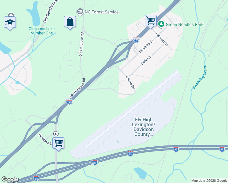 map of restaurants, bars, coffee shops, grocery stores, and more near 528 Richard Road in Lexington