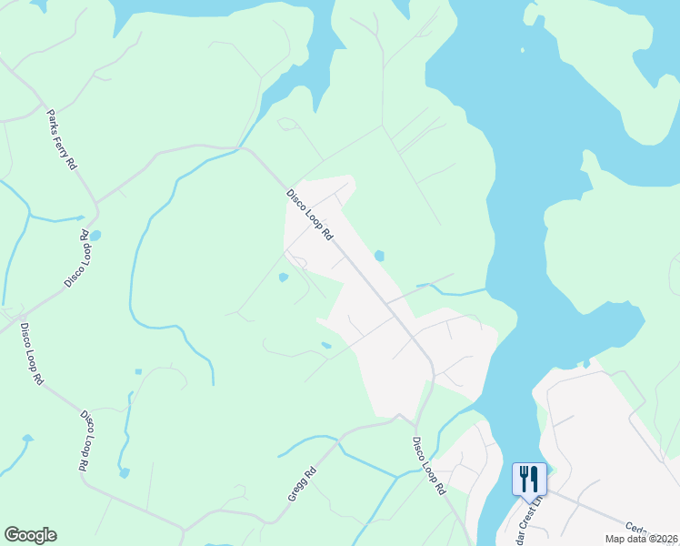 map of restaurants, bars, coffee shops, grocery stores, and more near 543 Disco Loop Road in Friendsville