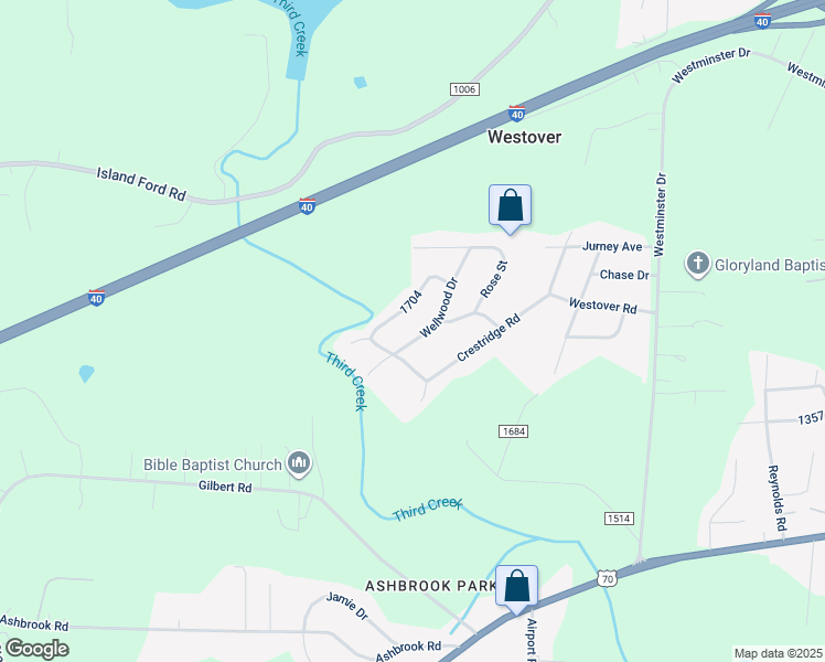 map of restaurants, bars, coffee shops, grocery stores, and more near 814 Wellwood Drive in Statesville