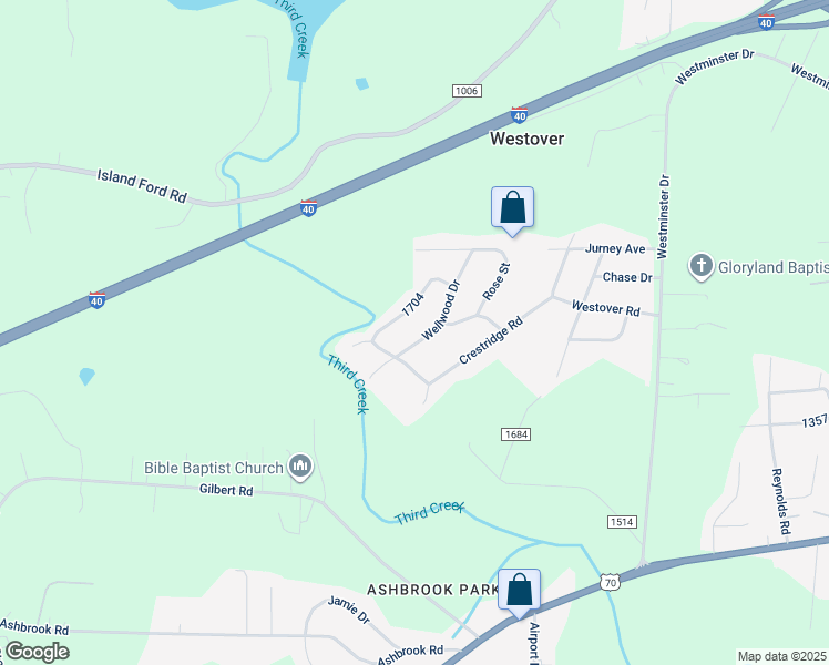 map of restaurants, bars, coffee shops, grocery stores, and more near 814 Wellwood Drive in Statesville