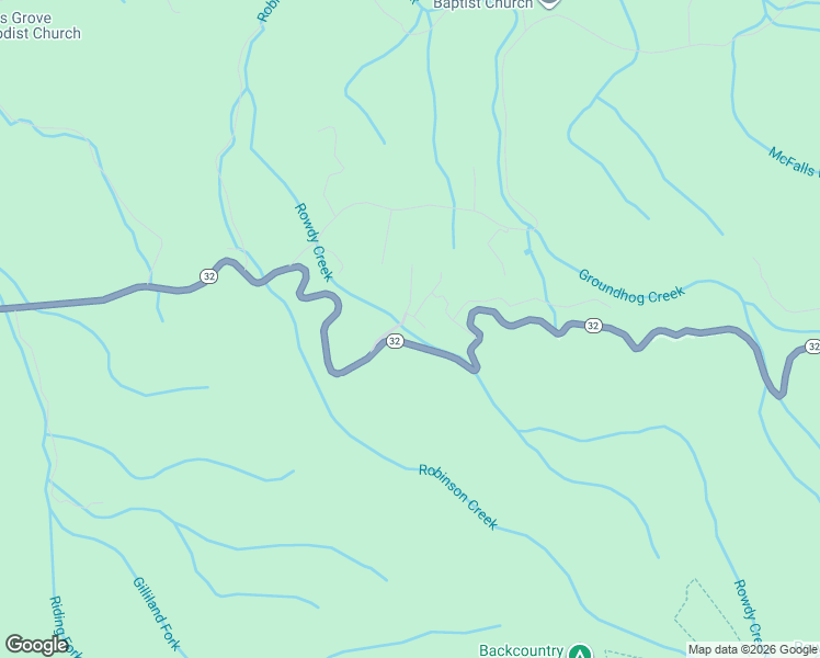 map of restaurants, bars, coffee shops, grocery stores, and more near 903 Ivy Valley Way in Cosby