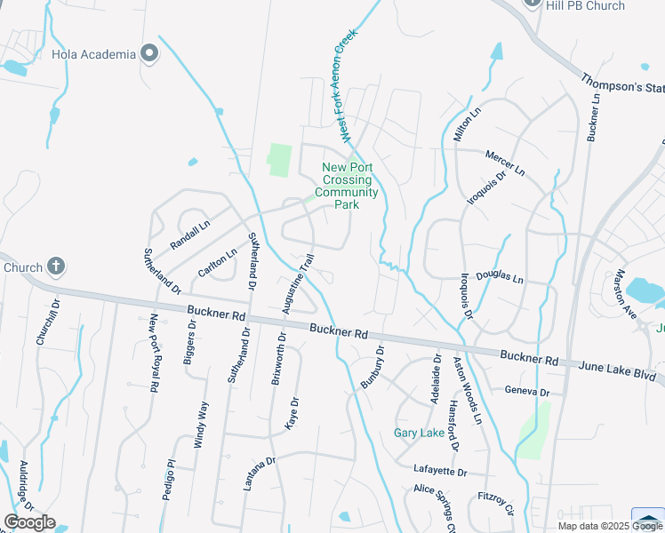 map of restaurants, bars, coffee shops, grocery stores, and more near 1312 Branchside Court in Thompson's Station