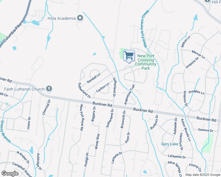 map of restaurants, bars, coffee shops, grocery stores, and more near 1505 Danville Circle in Thompson's Station