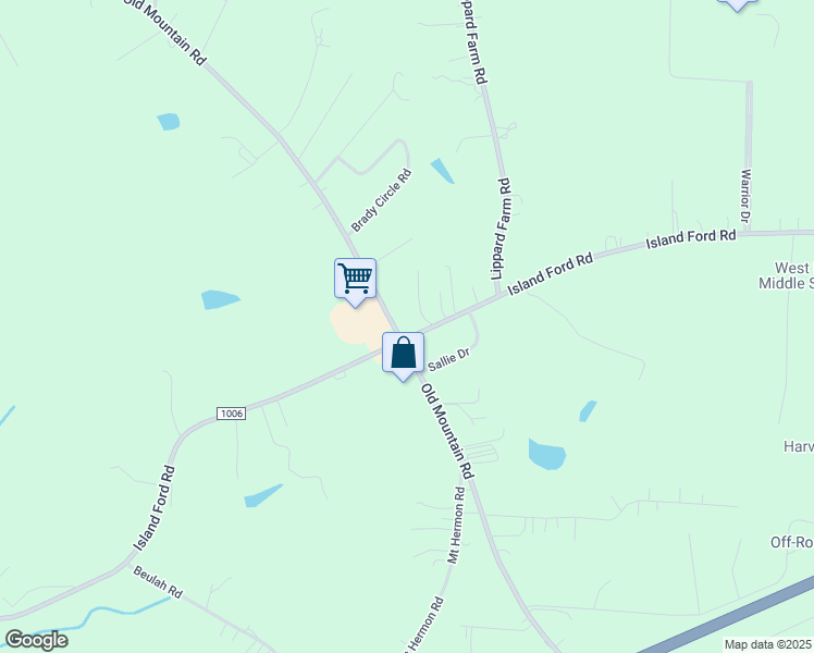 map of restaurants, bars, coffee shops, grocery stores, and more near 2166 Old Mountain Road in Statesville