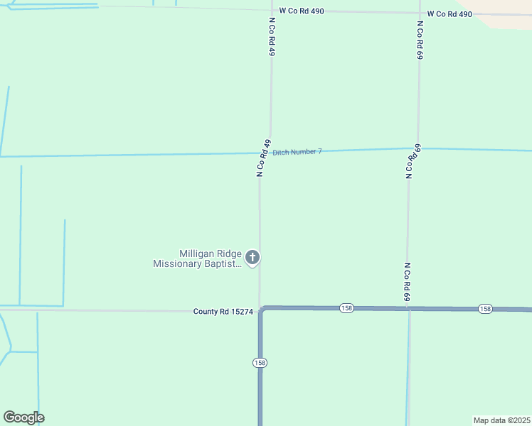 map of restaurants, bars, coffee shops, grocery stores, and more near 820 North Co Road 49 in Manila