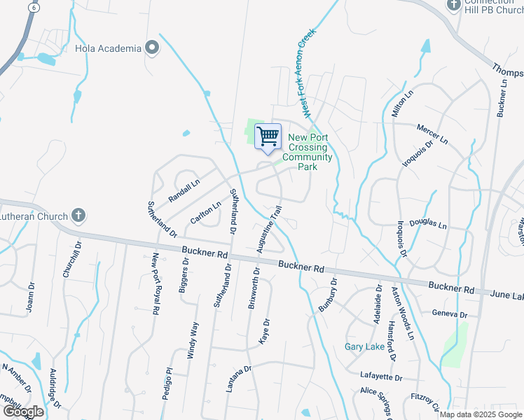 map of restaurants, bars, coffee shops, grocery stores, and more near 103 Augustine Trail in Thompson's Station