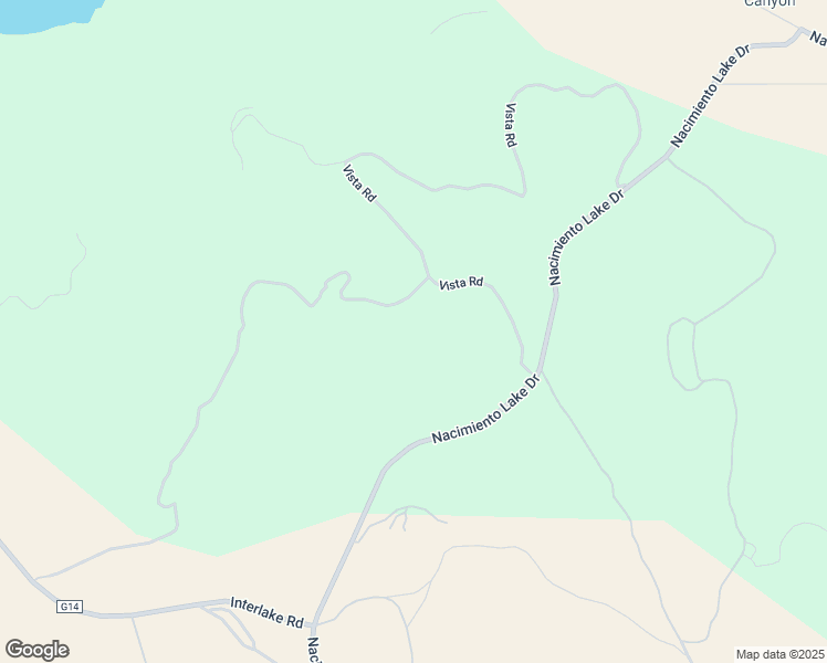 map of restaurants, bars, coffee shops, grocery stores, and more near 11315 Nacimiento Lake Drive in Bradley
