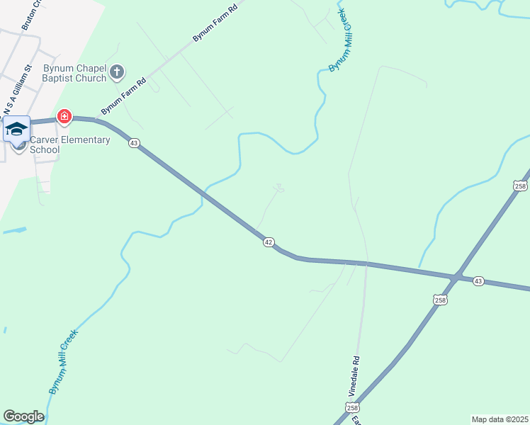 map of restaurants, bars, coffee shops, grocery stores, and more near 46 Matts Lane in Pinetops