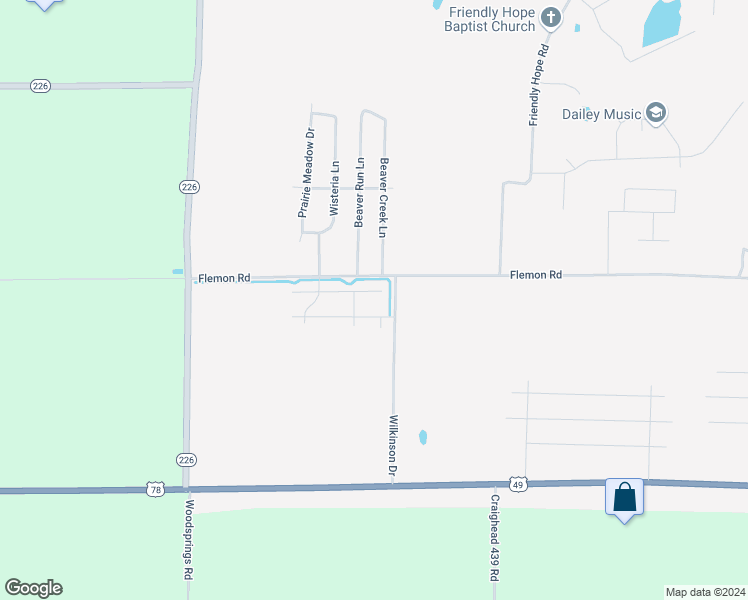 map of restaurants, bars, coffee shops, grocery stores, and more near 6000 Beaver Run Lane in Jonesboro