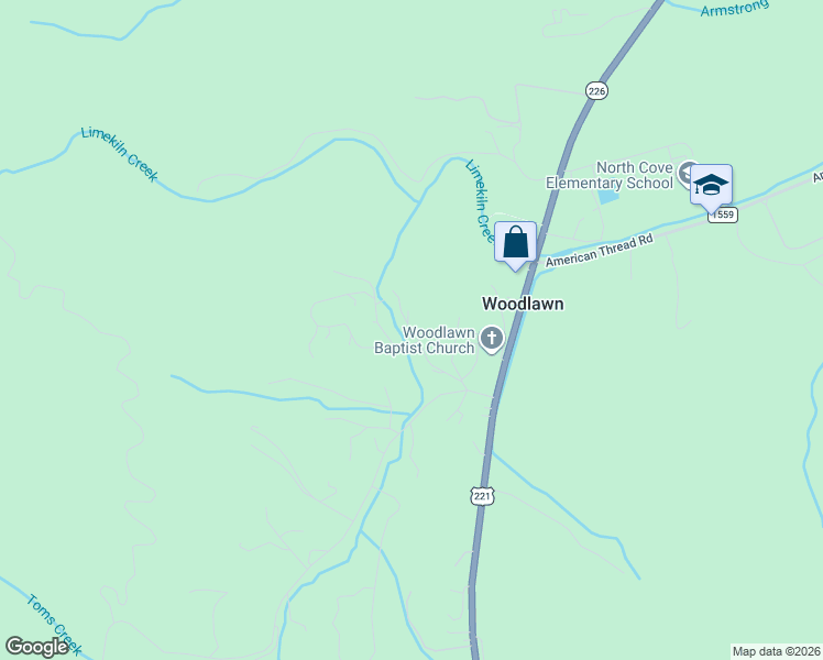 map of restaurants, bars, coffee shops, grocery stores, and more near 51 Moonlight Drive in Marion