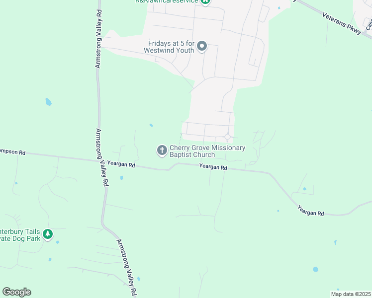 map of restaurants, bars, coffee shops, grocery stores, and more near 3927 Yeargan Road in Murfreesboro