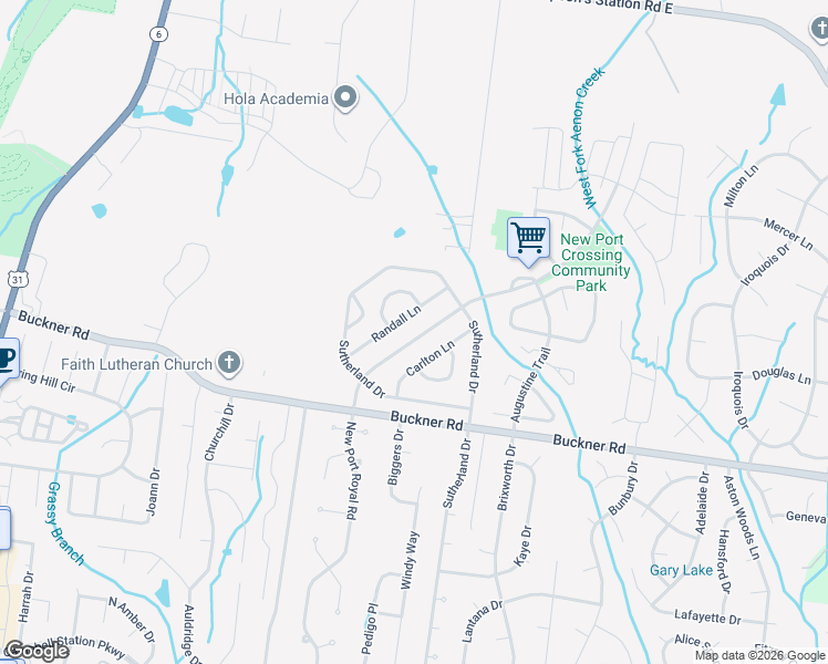 map of restaurants, bars, coffee shops, grocery stores, and more near 4026 Randall Lane in Thompson's Station